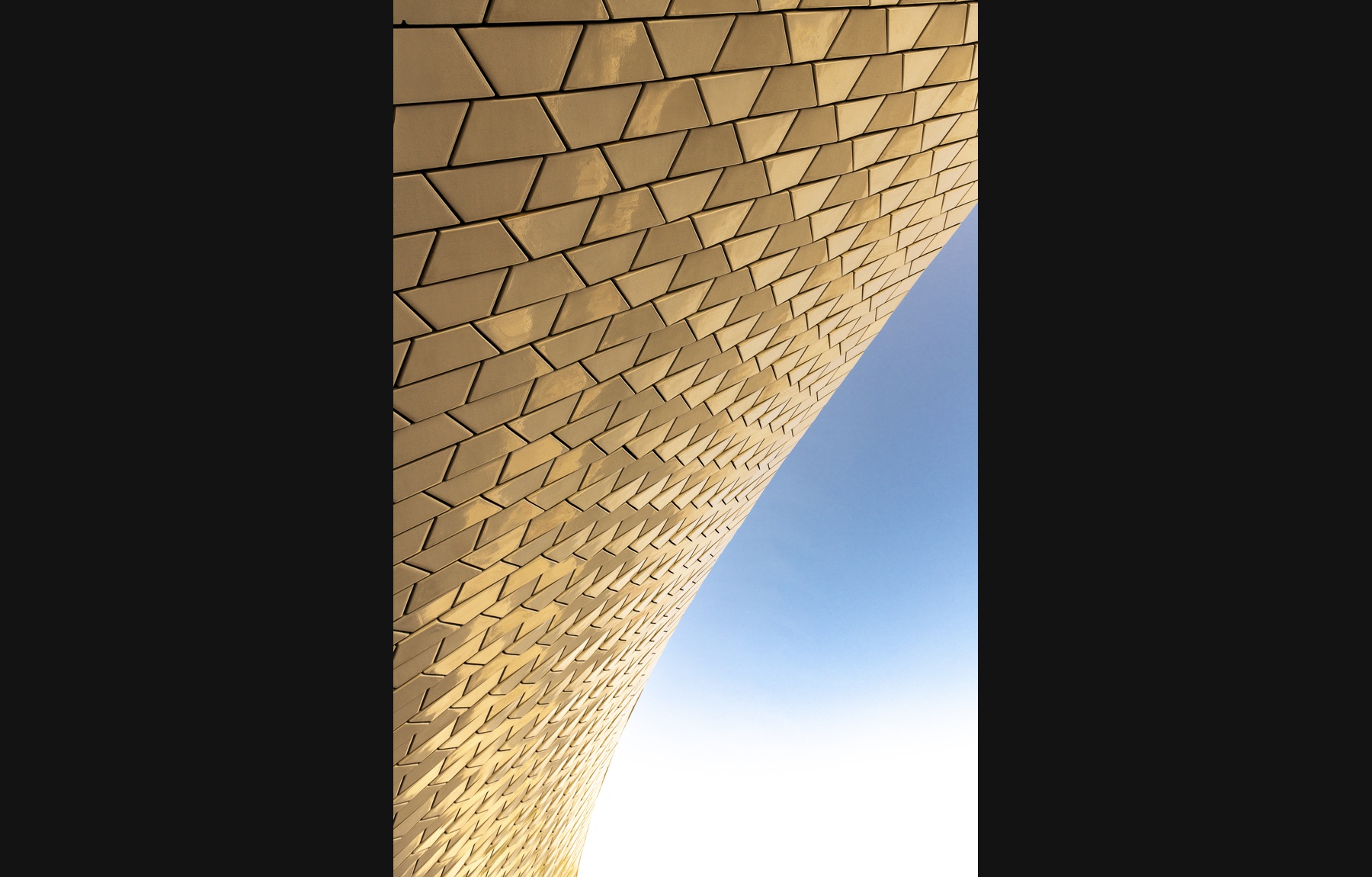 Golden architectural detail
